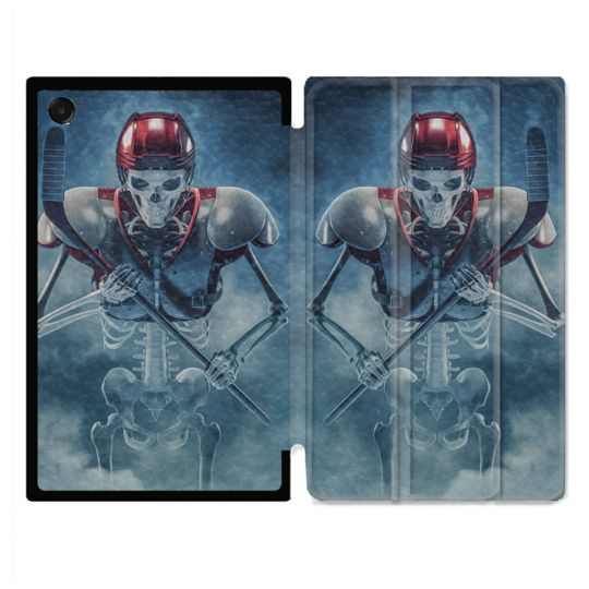 Coque Renforcée Pour Galaxy Tab A11 Plus Sport Hockey Squelette