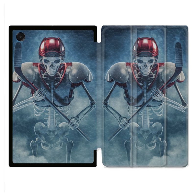 Coque Renforcée Pour Galaxy Tab A11 Plus Sport Hockey Squelette