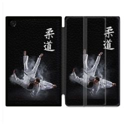 Coque Renforcée Pour Galaxy Tab A11 Plus Sport Judo Noir