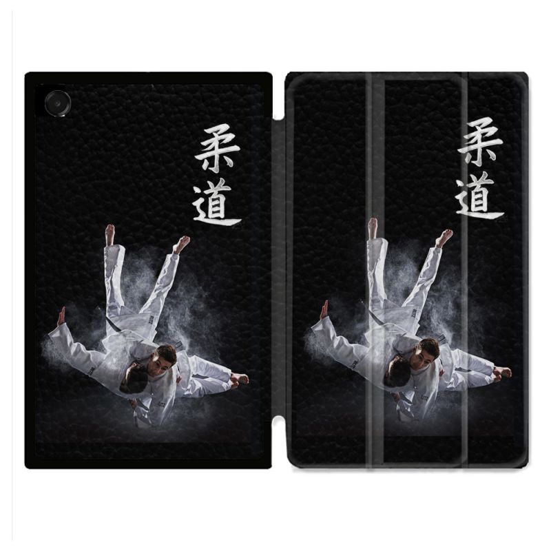Coque Renforcée Pour Galaxy Tab A11 Plus Sport Judo Noir