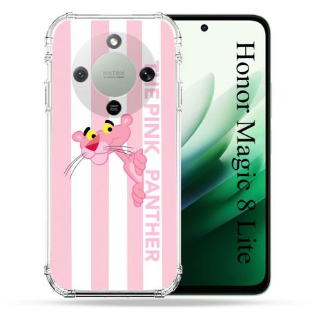 Coque Renforcée Pour Honor Magic 8 Lite 5G Panthere Rose