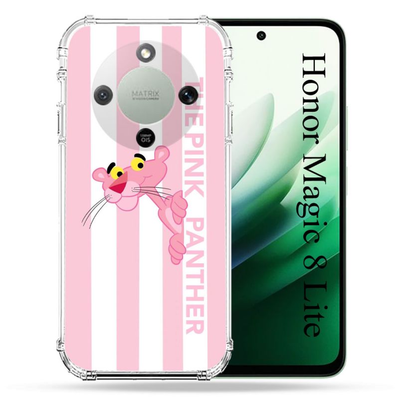 Coque Renforcée Pour Honor Magic 8 Lite 5G Panthere Rose