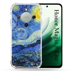 Coque Renforcée Pour Honor Magic 8 Lite 5G Peinture La nuit étoilée