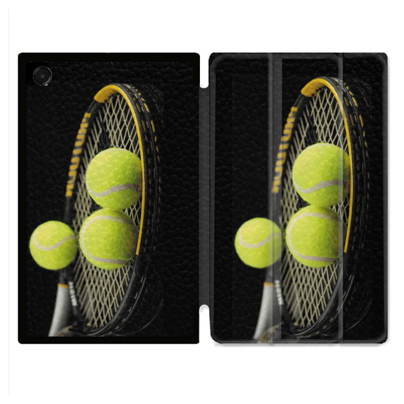 Coque Renforcée Pour Galaxy Tab A11 Plus Sport Tennis Balls
