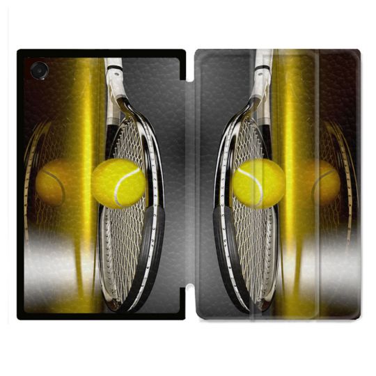 Coque Renforcée Pour Galaxy Tab A11 Plus Sport Tennis Reflet