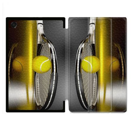 Coque Renforcée Pour Galaxy Tab A11 Plus Sport Tennis Reflet