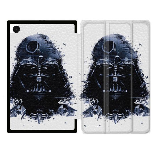 Coque Renforcée Pour Galaxy Tab A11 Plus Star Wars - Dark Vador Blanc