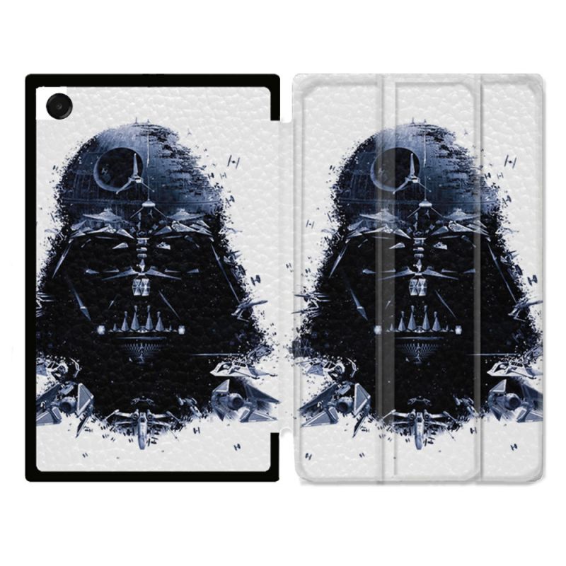 Coque Renforcée Pour Galaxy Tab A11 Plus Star Wars - Dark Vador Blanc