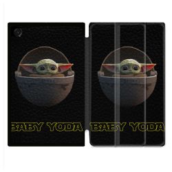 Coque Renforcée Pour Galaxy Tab A11 Plus Star Wars - Yoda bebe noir