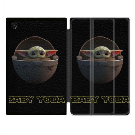 Coque Renforcée Pour Galaxy Tab A11 Plus Star Wars - Yoda bebe noir