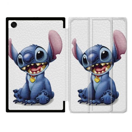 Coque Renforcée Pour Galaxy Tab A11 Plus Stitch Blanc