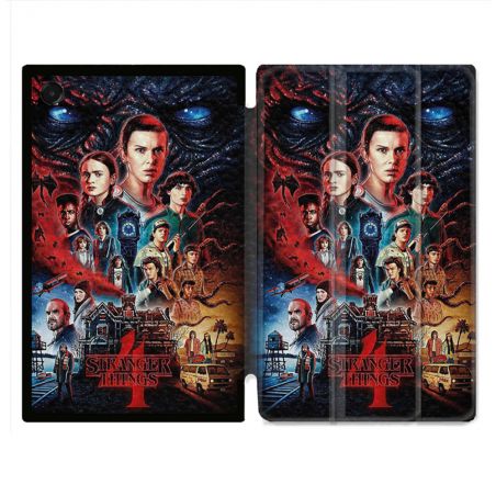 Coque Renforcée Pour Galaxy Tab A11 Plus Stranger Things Affiche 4