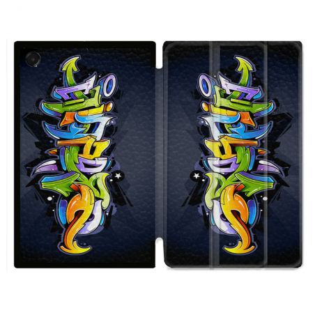 Coque Renforcée Pour Galaxy Tab A11 Plus Street Art Graffiti