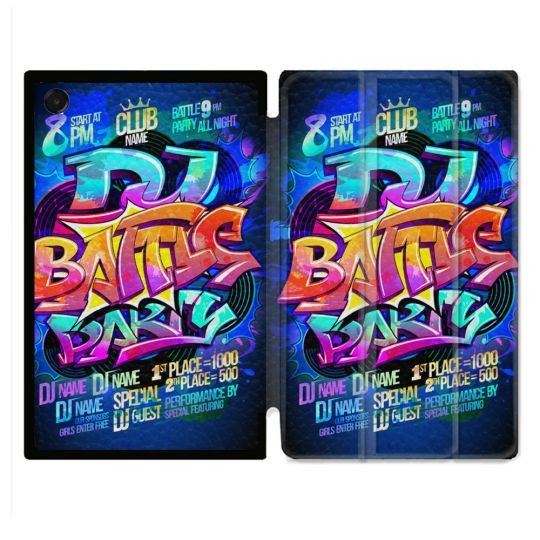 Coque Renforcée Pour Galaxy Tab A11 Plus Street Art Rap