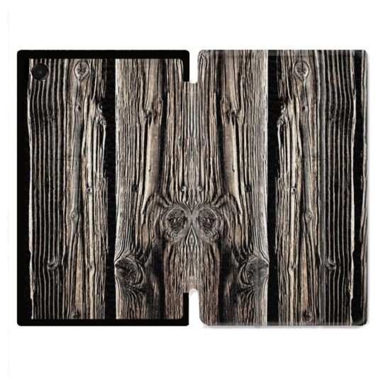Coque Renforcée Pour Galaxy Tab A11 Plus Texture Bois
