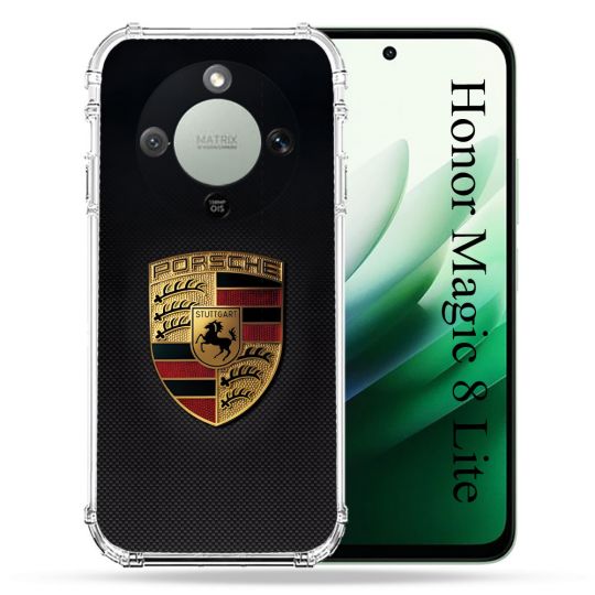Coque Renforcée Pour Honor Magic 8 Lite 5G Porsche Carbone
