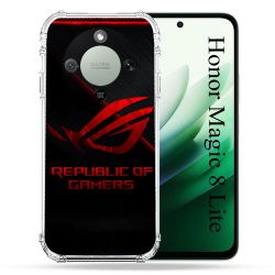 Coque Renforcée Pour Honor Magic 8 Lite 5G ROG Rouge