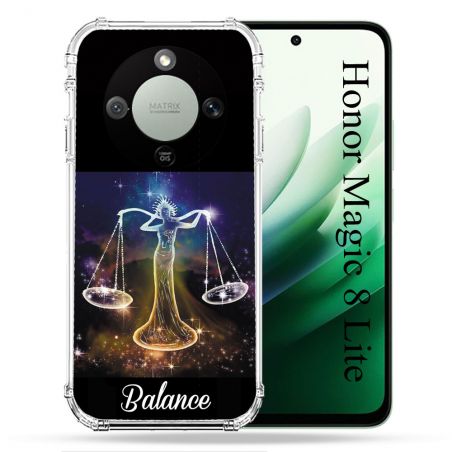 Coque Renforcée Pour Honor Magic 8 Lite 5G Signe Zodiaque 2 Balance