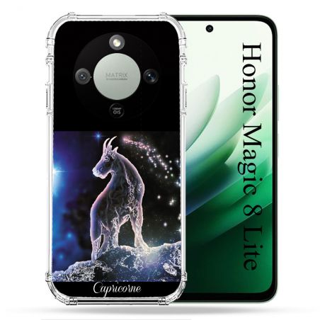 Coque Renforcée Pour Honor Magic 8 Lite 5G Signe Zodiaque 2 Capricorne