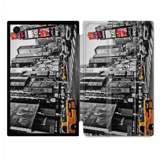 Coque Renforcée Pour Galaxy Tab A11 Plus Voyage Amerique USA New York Taxi