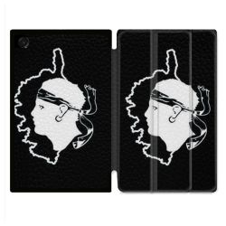 Coque Renforcée Pour Galaxy Tab A11 Plus Voyage Corse Noir