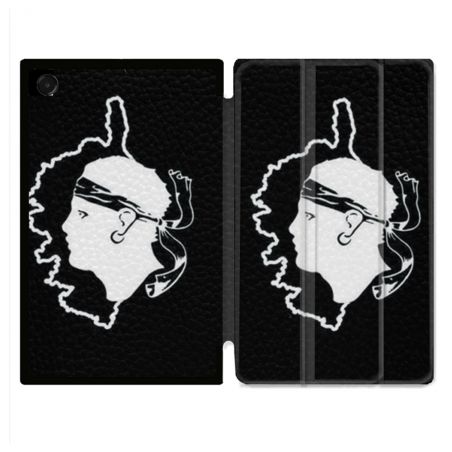 Coque Renforcée Pour Galaxy Tab A11 Plus Voyage Corse Noir