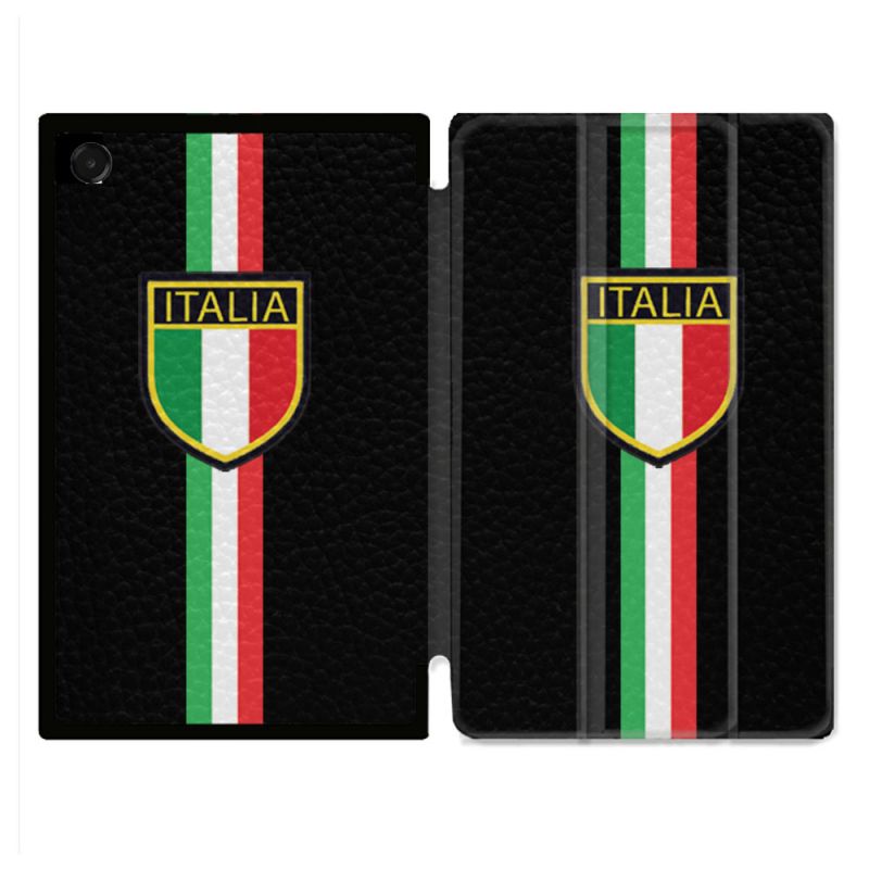 Coque Renforcée Pour Galaxy Tab A11 Plus Voyage Italie 3 Noir