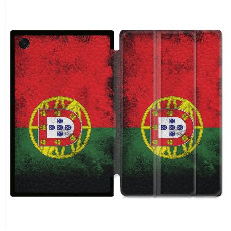 Coque Renforcée Pour Galaxy Tab A11 Plus Voyage Portugal Drapeau
