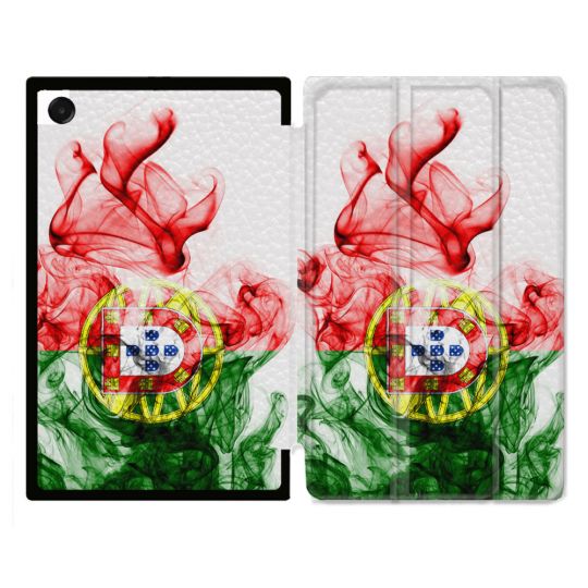Coque Renforcée Pour Galaxy Tab A11 Plus Voyage Portugal Flamme