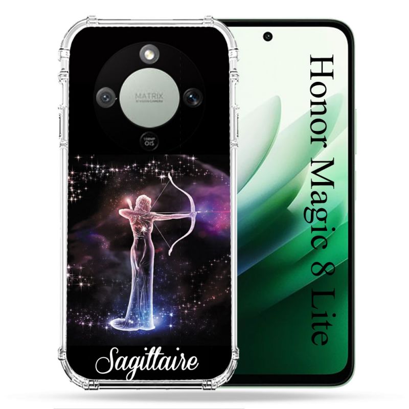 Coque Renforcée Pour Honor Magic 8 Lite 5G Signe Zodiaque 2 Sagittaire