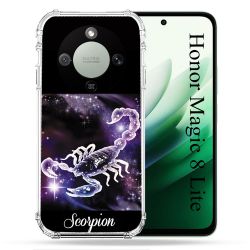 Coque Renforcée Pour Honor Magic 8 Lite 5G Signe Zodiaque 2 Scorpion