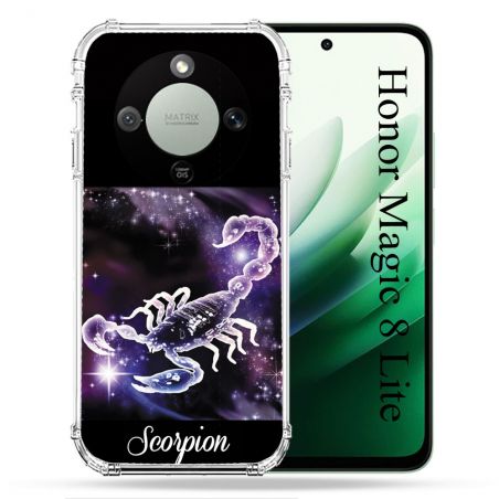 Coque Renforcée Pour Honor Magic 8 Lite 5G Signe Zodiaque 2 Scorpion