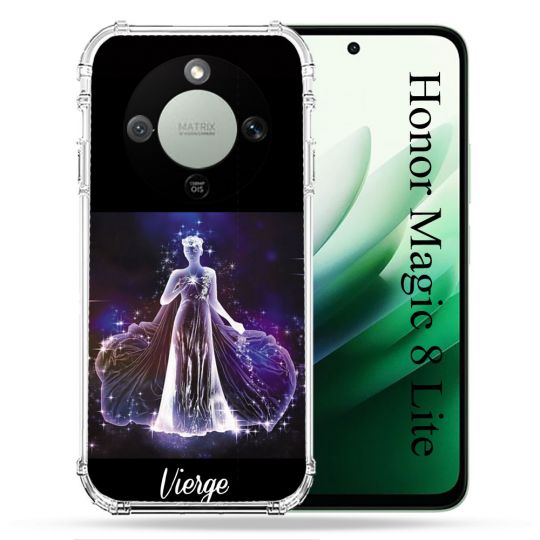 Coque Renforcée Pour Honor Magic 8 Lite 5G Signe Zodiaque 2 Vierge