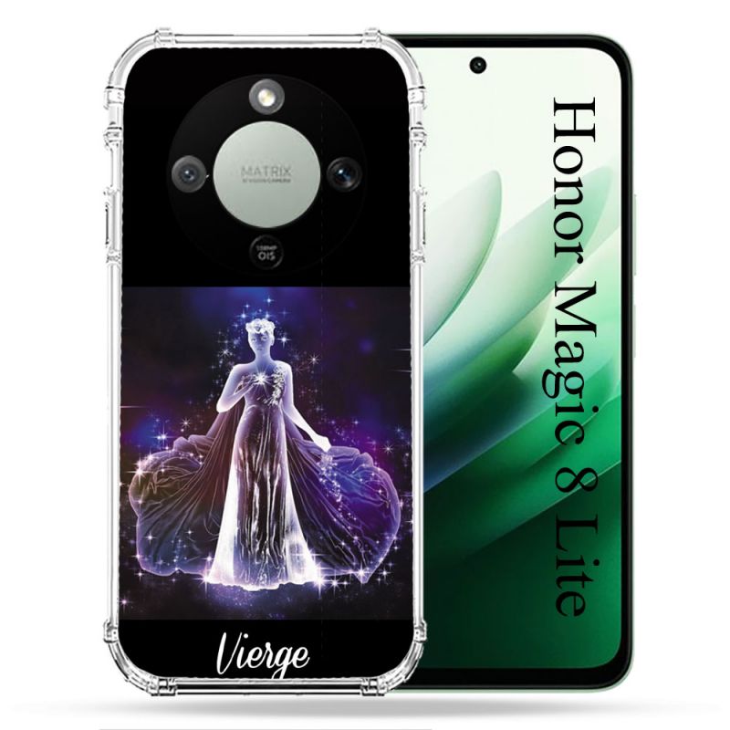 Coque Renforcée Pour Honor Magic 8 Lite 5G Signe Zodiaque 2 Vierge