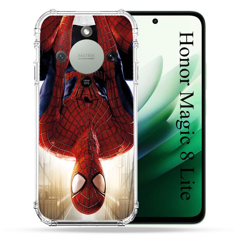 Coque Renforcée Pour Honor Magic 8 Lite 5G Spiderman Invers
