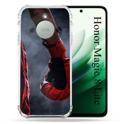 Coque Renforcée Pour Honor Magic 8 Lite 5G Sport Boxe Gant Rouge