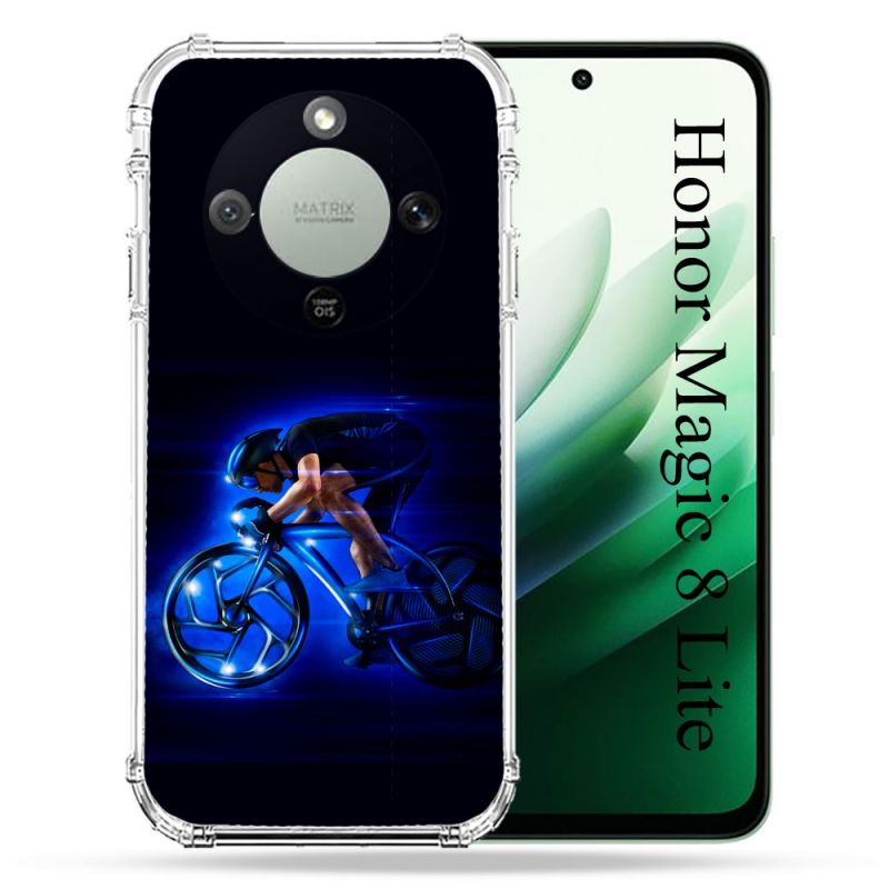 Coque Renforcée Pour Honor Magic 8 Lite 5G Sport Cyclisme Bleu