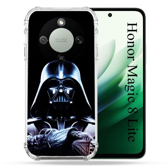 Coque Renforcée Pour Honor Magic 8 Lite 5G Star Wars - Dark Vador Noir