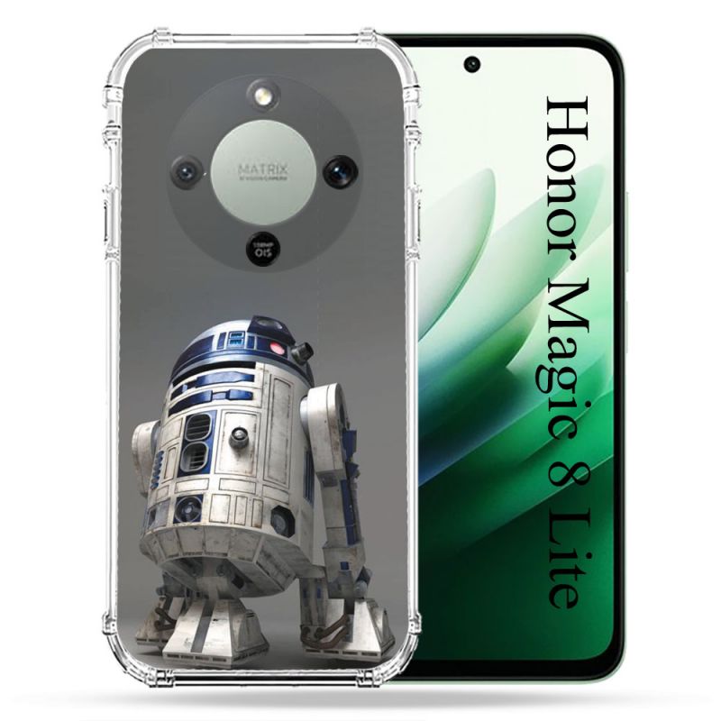 Coque Renforcée Pour Honor Magic 8 Lite 5G Star Wars - R2D2