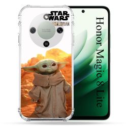 Coque Renforcée Pour Honor Magic 8 Lite 5G Star Wars - Yoda bebe soleil