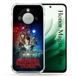Coque Renforcée Pour Honor Magic 8 Lite 5G Stranger Things Affiche 1