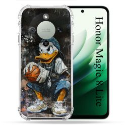 Coque Renforcée Pour Honor Magic 8 Lite 5G Street Art Donald Duck