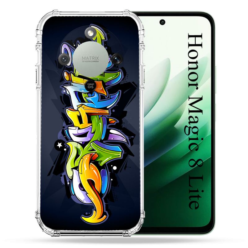 Coque Renforcée Pour Honor Magic 8 Lite 5G Street Art Graffiti