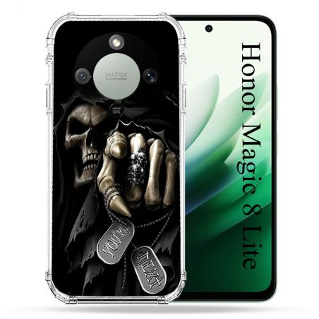 Coque Renforcée Pour Honor Magic 8 Lite 5G Tete de Mort Your Next