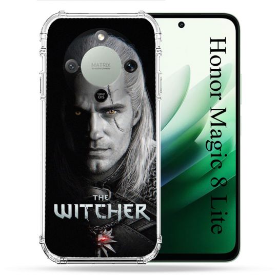 Coque Renforcée Pour Honor Magic 8 Lite 5G The Witcher Noir