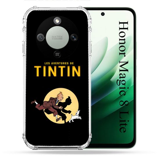 Coque Renforcée Pour Honor Magic 8 Lite 5G Tintin Classique