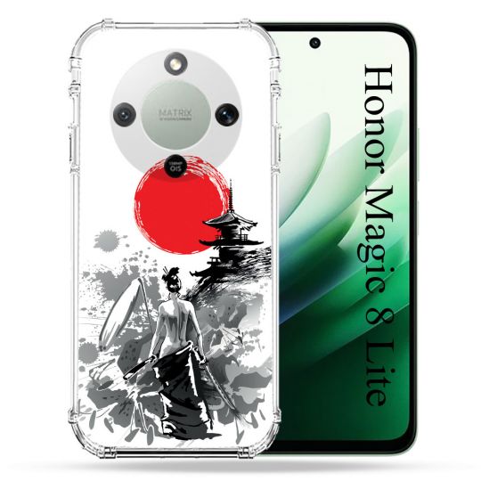 Coque Renforcée Pour Honor Magic 8 Lite 5G Voyage Japon Femme