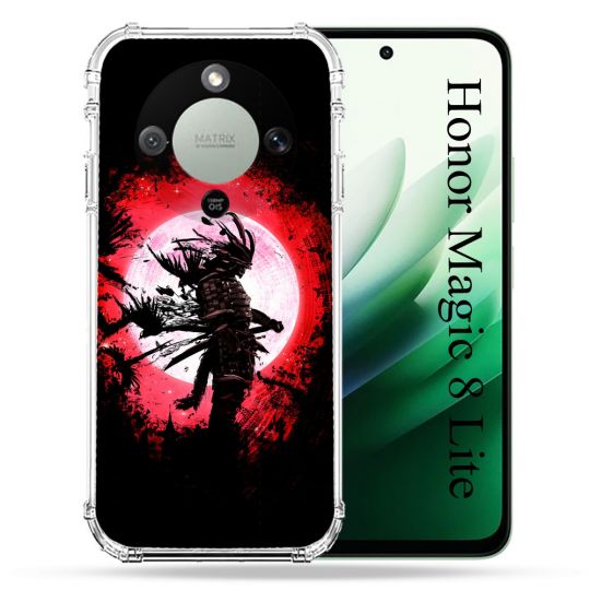 Coque Renforcée Pour Honor Magic 8 Lite 5G Voyage Japon Samourai