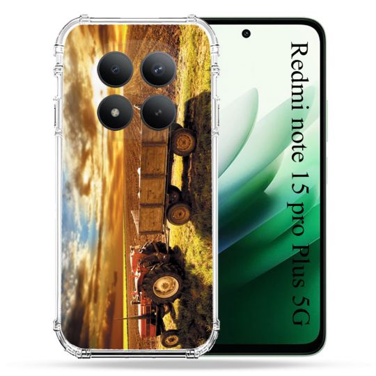 Coque Renforcée Pour Redmi Note 15 Pro Plus 5G Agriculture Tracteur Color
