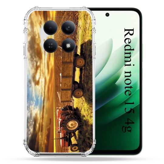 Coque Renforcée Pour Redmi Note 15 4G Agriculture Tracteur Color